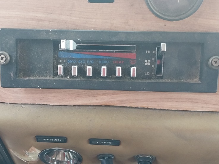 Dash AC control